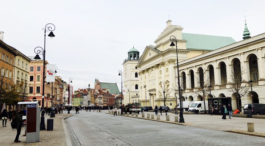 En helg på tu man hand i Warszawa