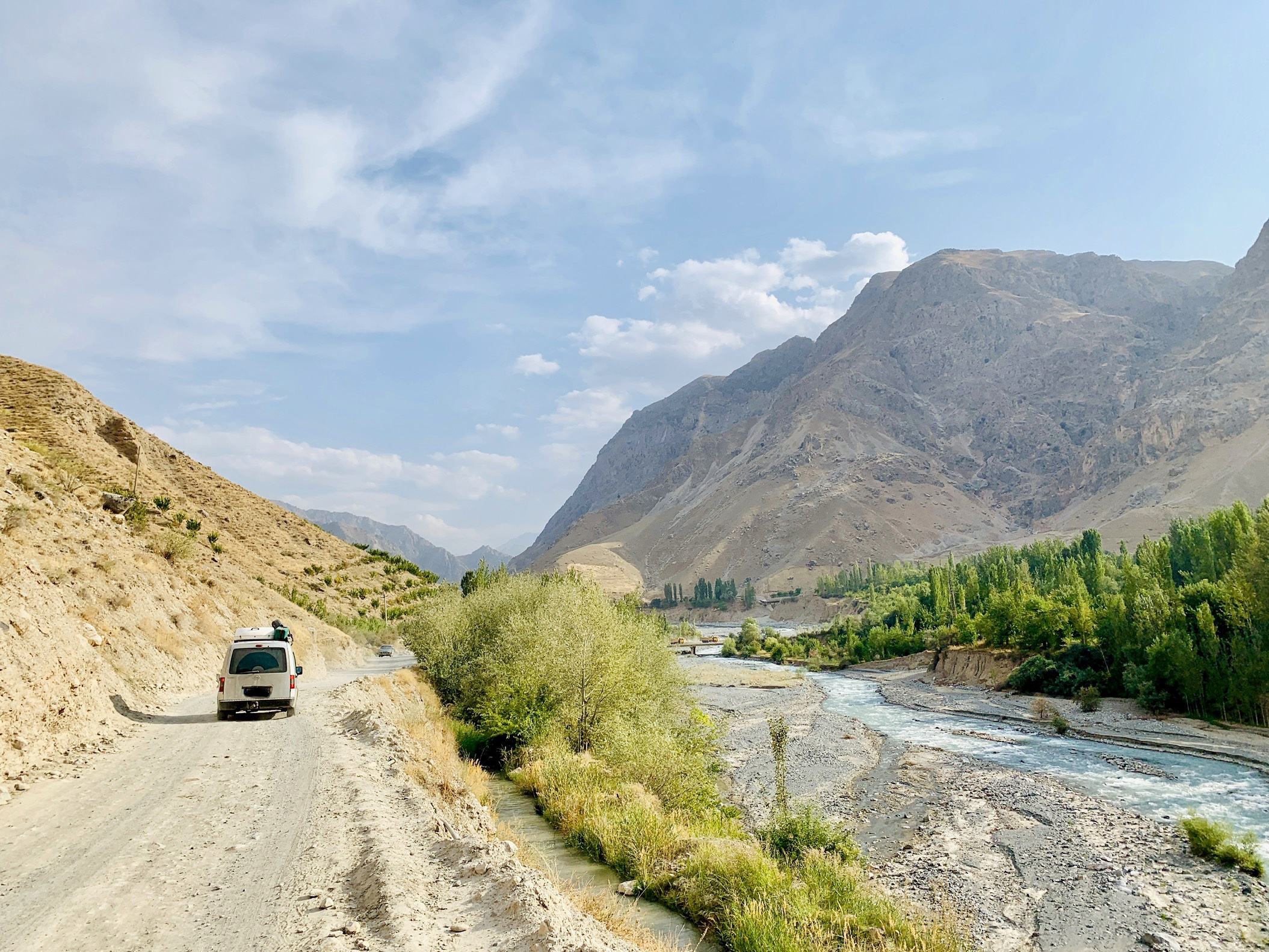 Fanbergen, Dödens Tunnel & magsjuka i Tajikistan